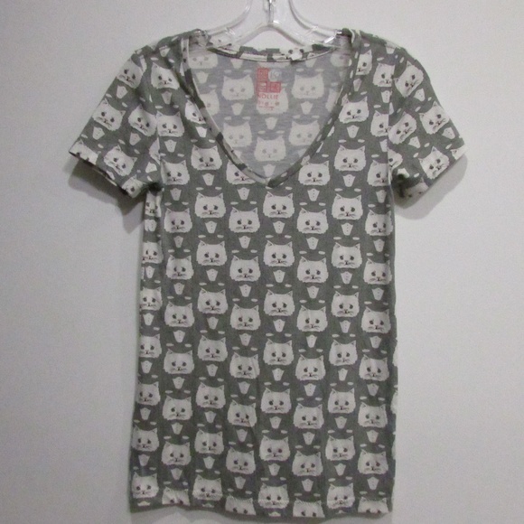 Nollie graphic cat print t-shirt - Picture 1 of 6
